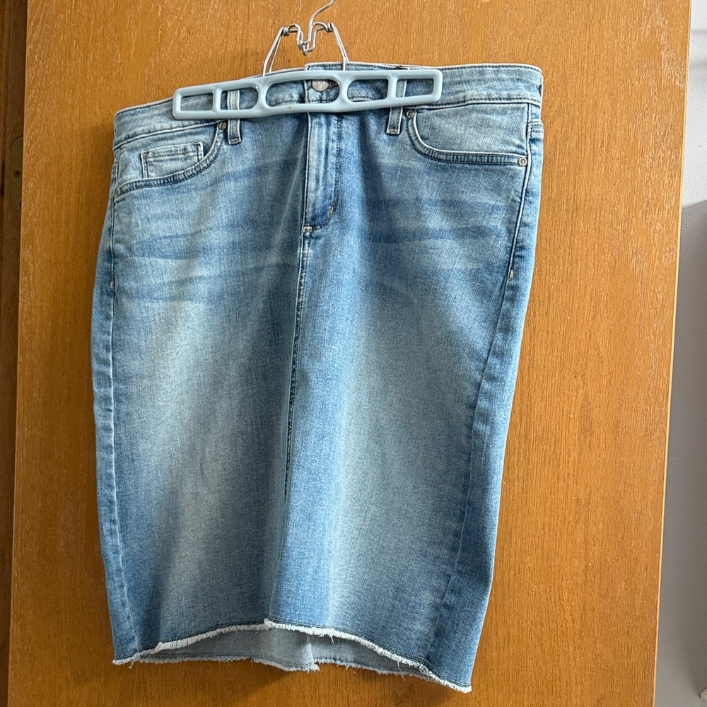 NYDJ Light Blue Denim Skirt